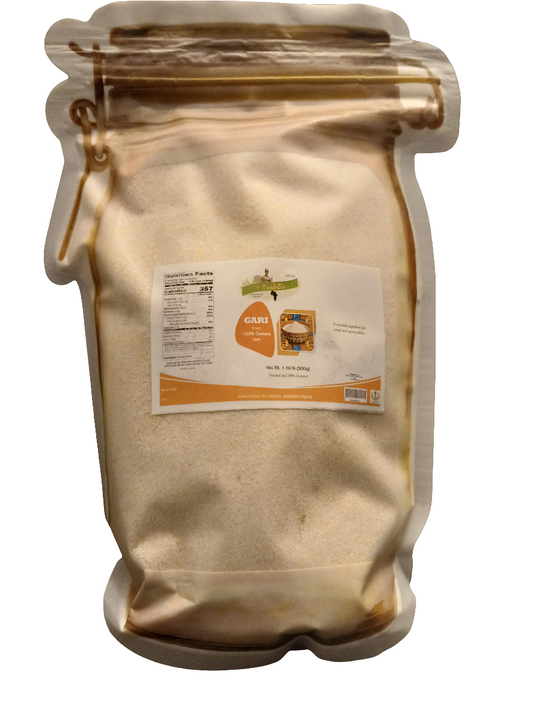 Cassava Gari (Gari de Manioc) – Bag of 500g