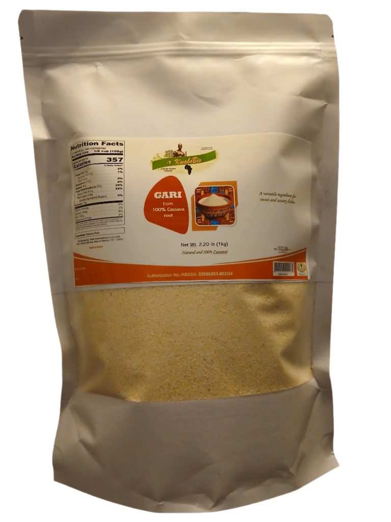 cassava gari 1kg front